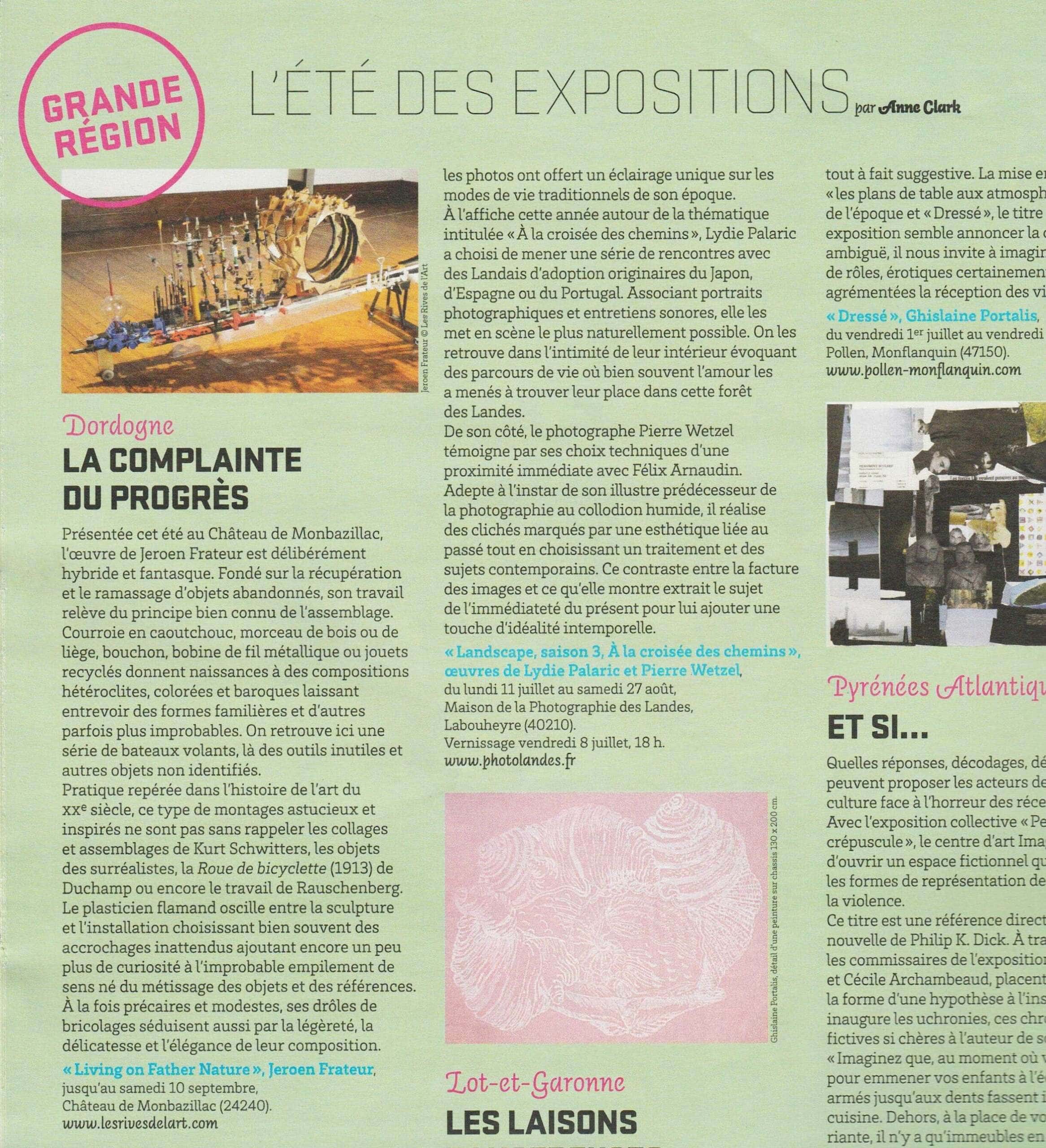 Anne Clark Junkpage n°36 p34 2016 été